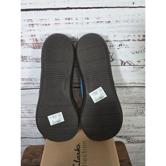 Clarks Laurieann Rae Turquoise Sandals 12W Cloud steppers for comfort - Picture 7 of 8